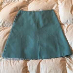 Wool blend skirt